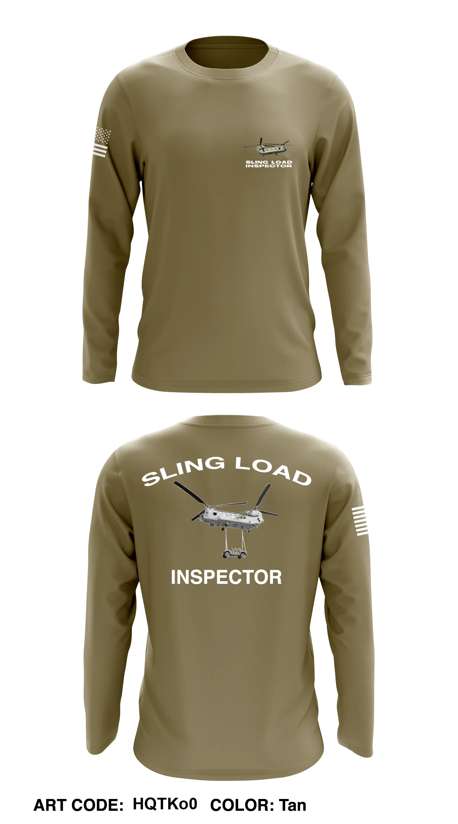 Sling Load Inspector Store 1 Core Men's LS Performance Tee - HQTKo0