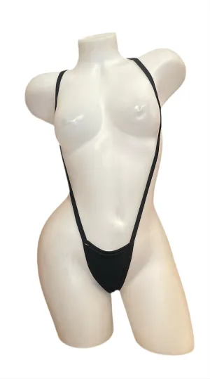 Sling Shot Thong Black