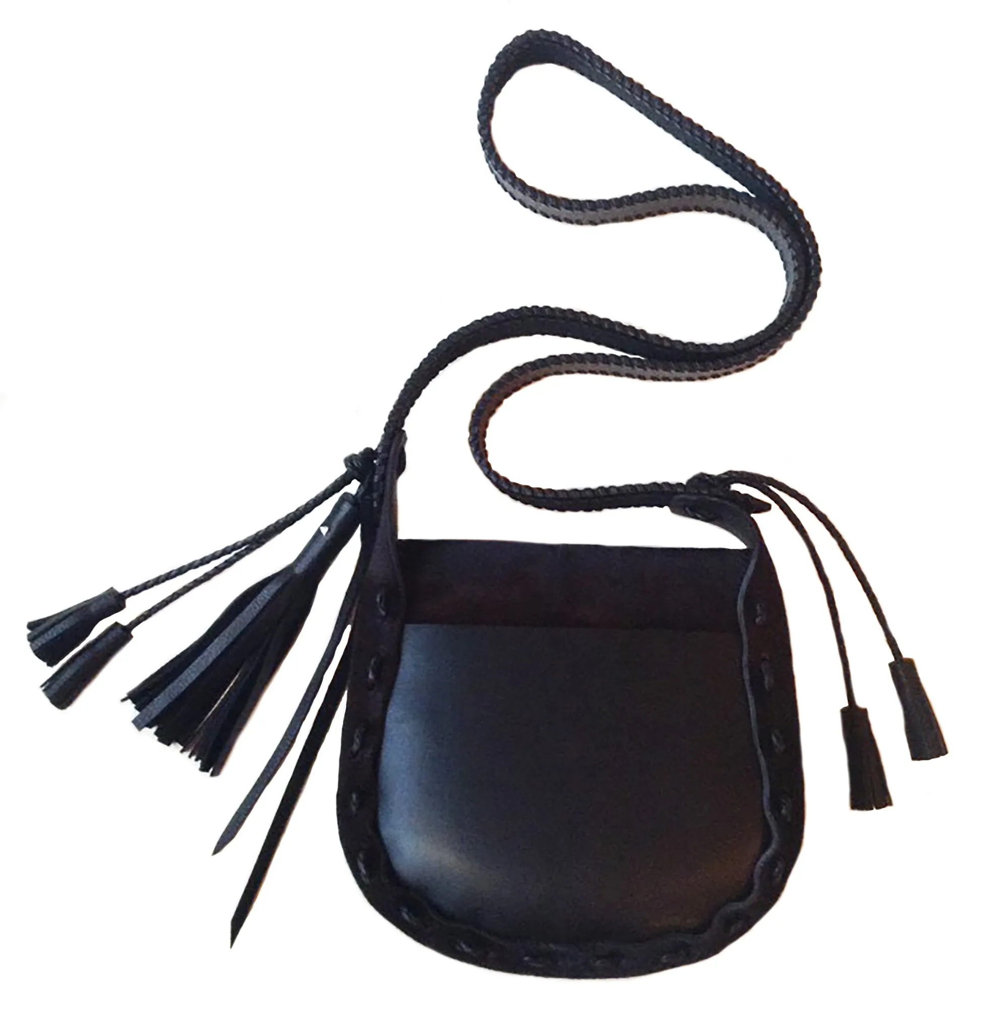 Small Pony Whipstitch Satchel Bag
