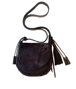 Small Pony Whipstitch Satchel Bag