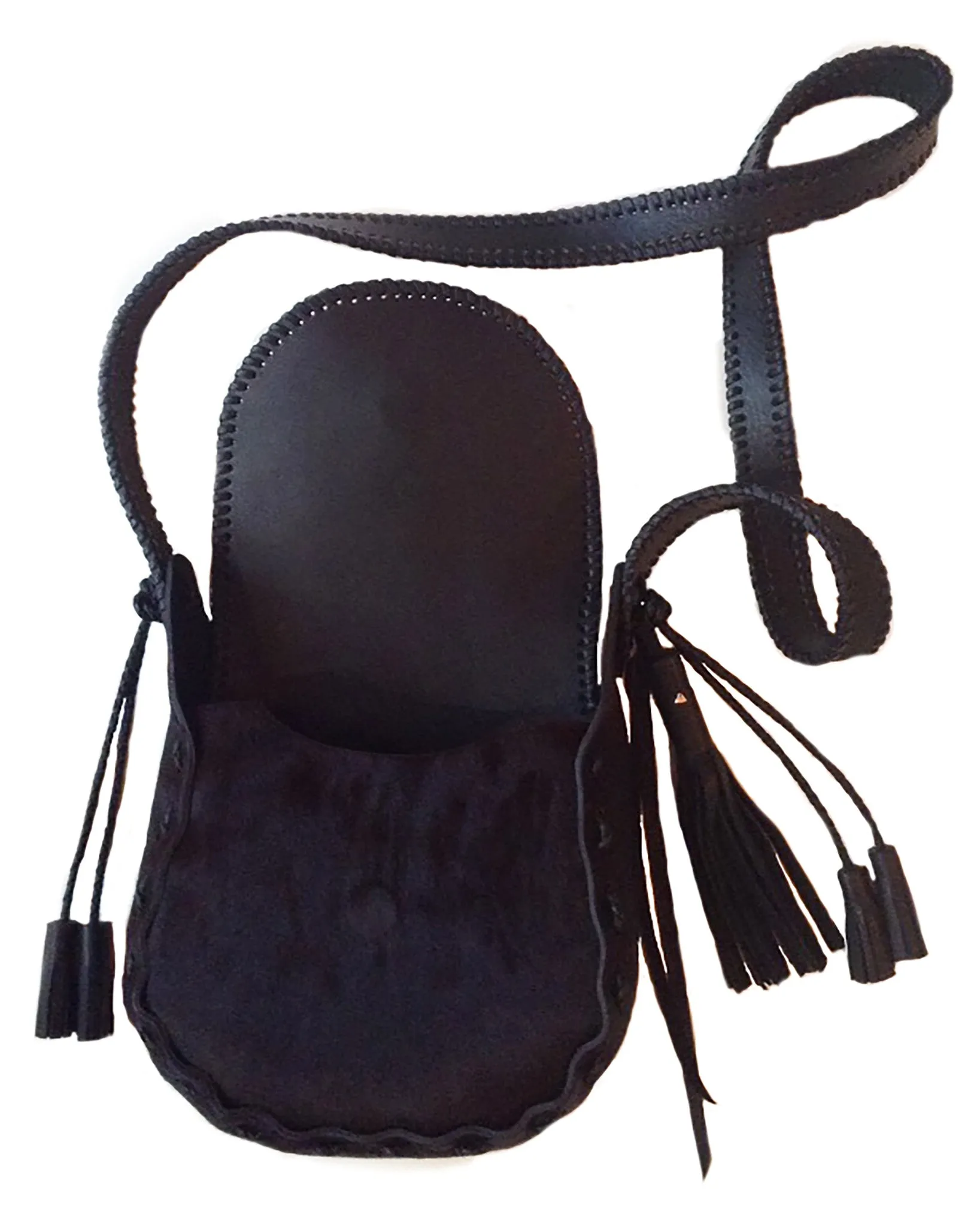 Small Pony Whipstitch Satchel Bag