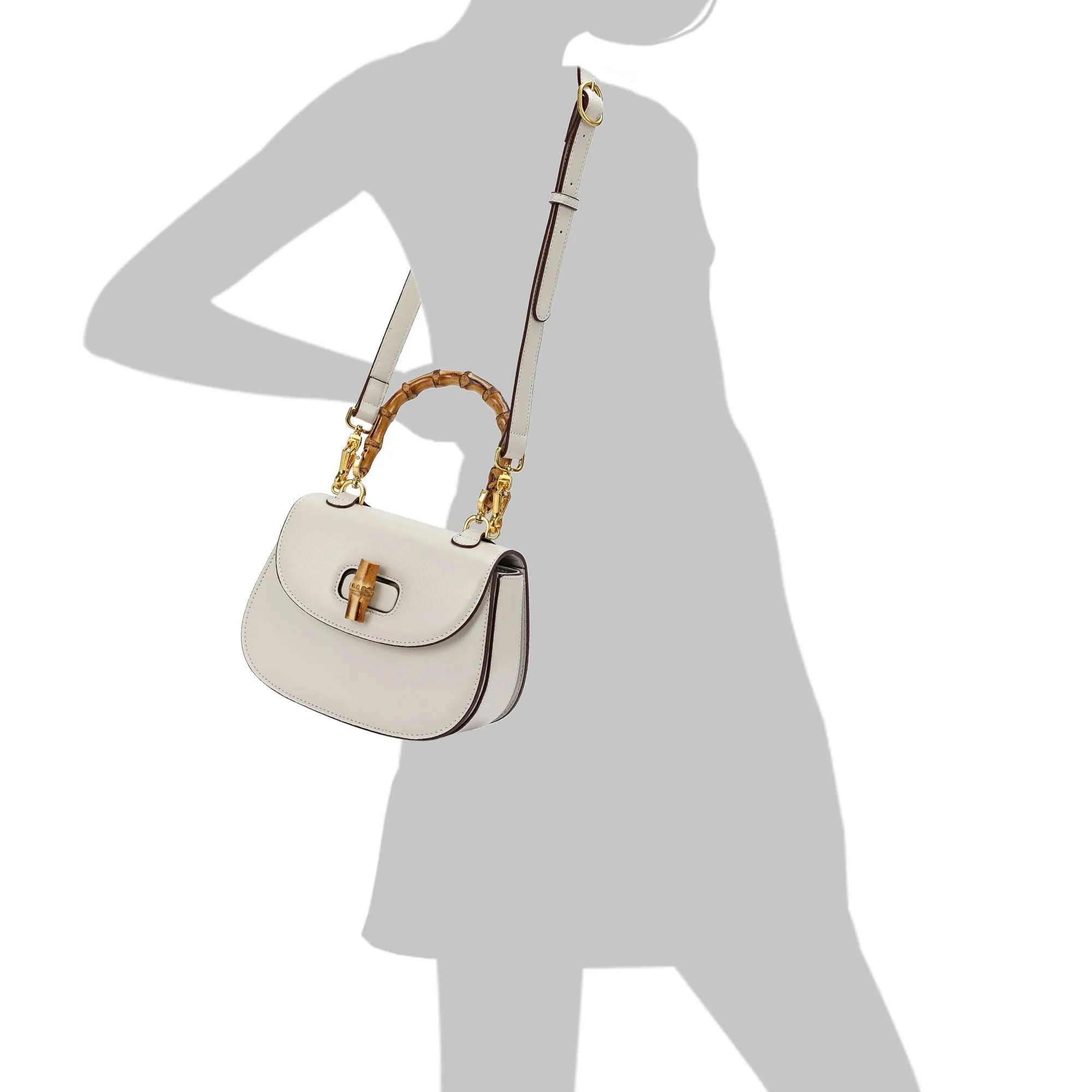 Smooth Leather Satchel/Shoulder Bag