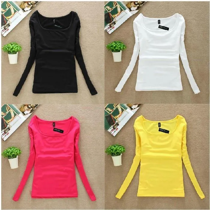Solid Square Collar Shirt