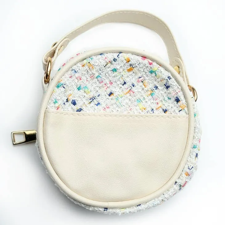 Sparkle Sisters Flower Girl Purse - Ivory