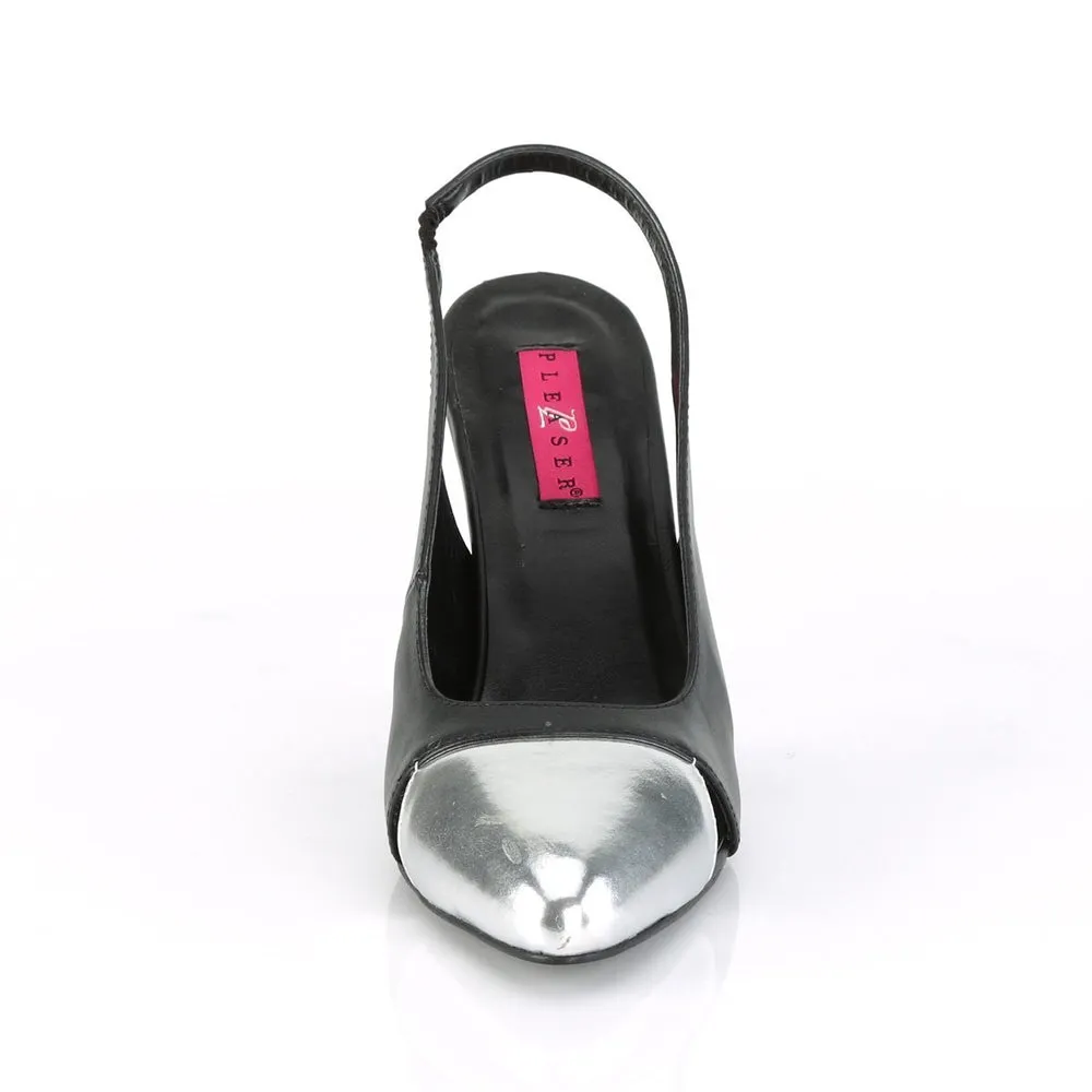 SS-DREAM-405 Pump | Black Faux Leather