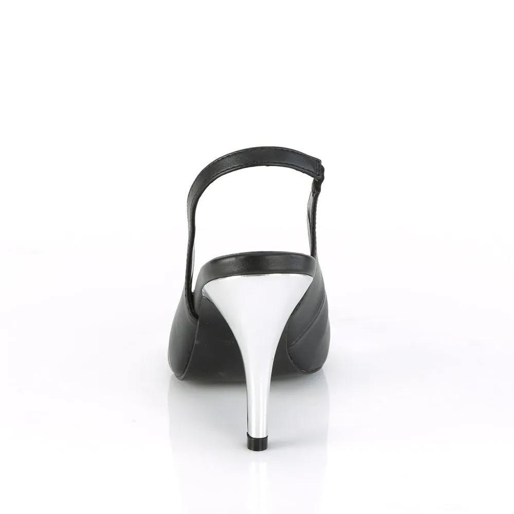 SS-DREAM-405 Pump | Black Faux Leather
