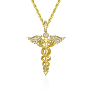 Staff of Hermes Pendant