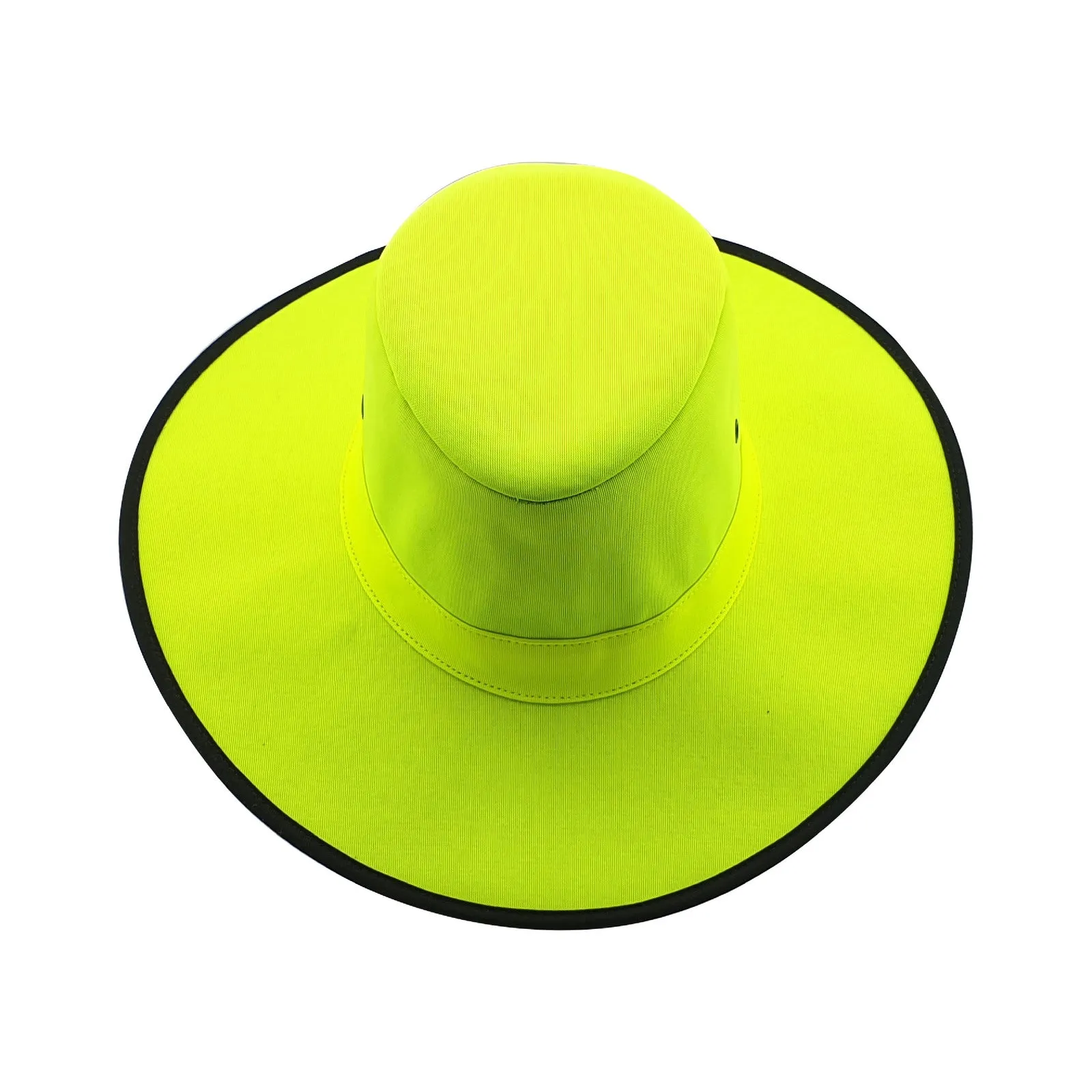 Statesman Hi Vis Sea Breeze Canvas Hat Fluro Green