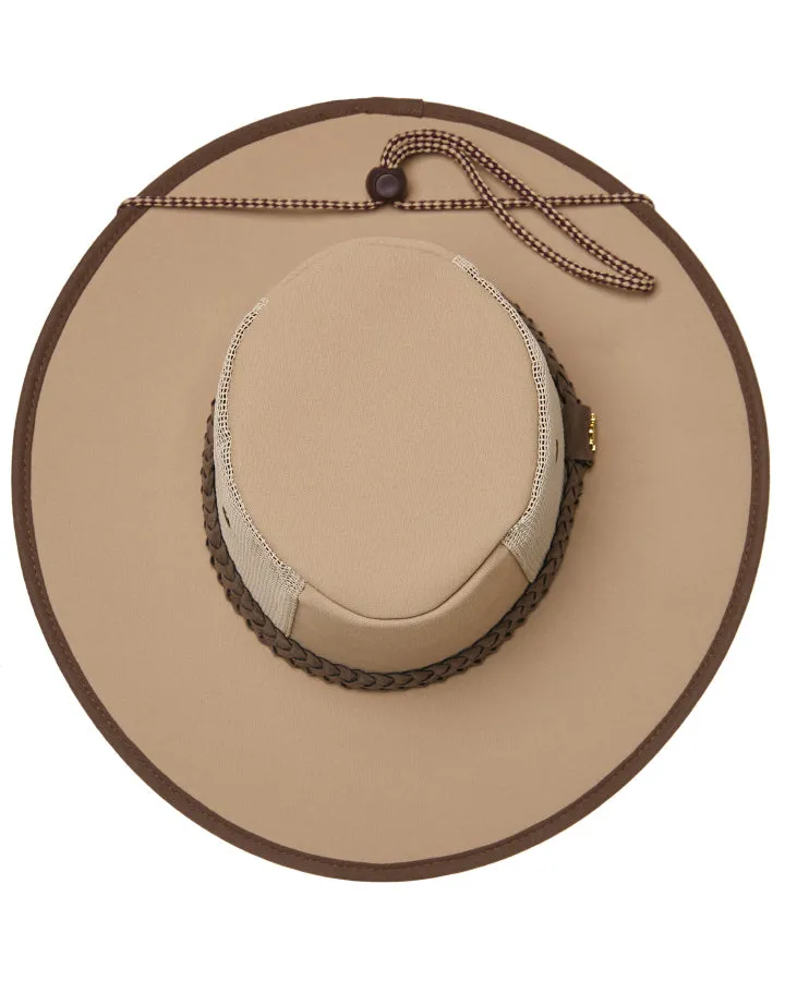 Statesman Sea Breeze 4 Part Canvas Hat Sand