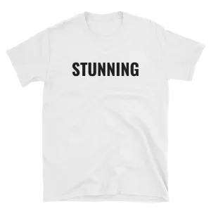 Stunning T Shirt White One Word Stunning Short-Sleeve T-Shirt for Women
