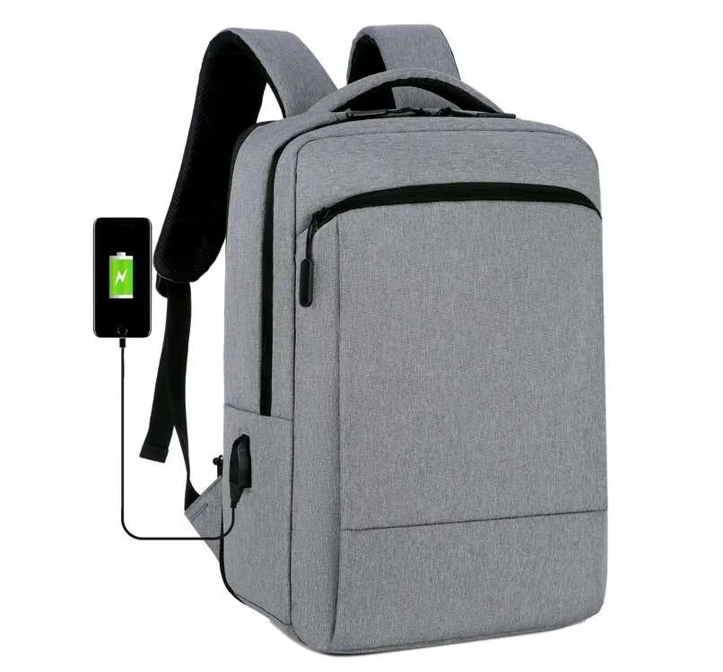 Stylish High Quality with USB Port for  Business Travel or School expandable backpack with Laptop Compartment