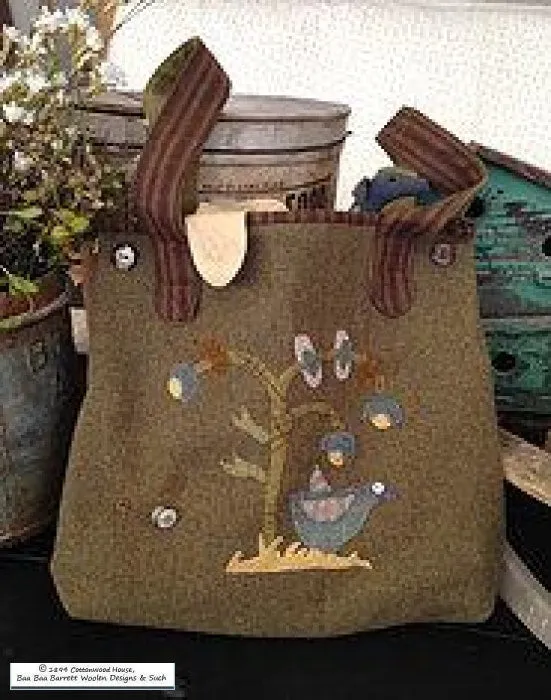 Summer Meadow Wool Hand Bag