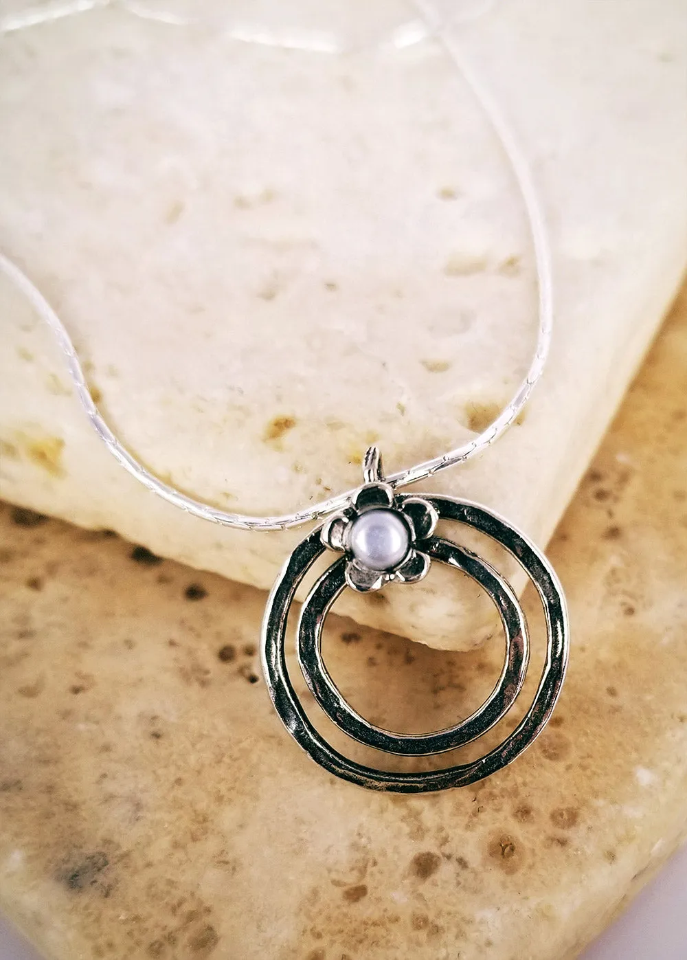 Summer of Clematis Necklace