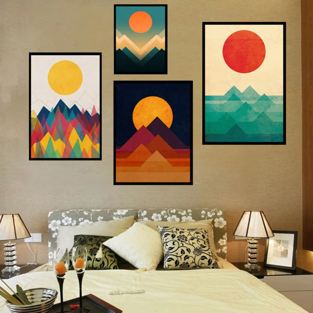 Sun Mountain abstract