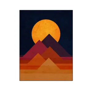 Sun Mountain abstract
