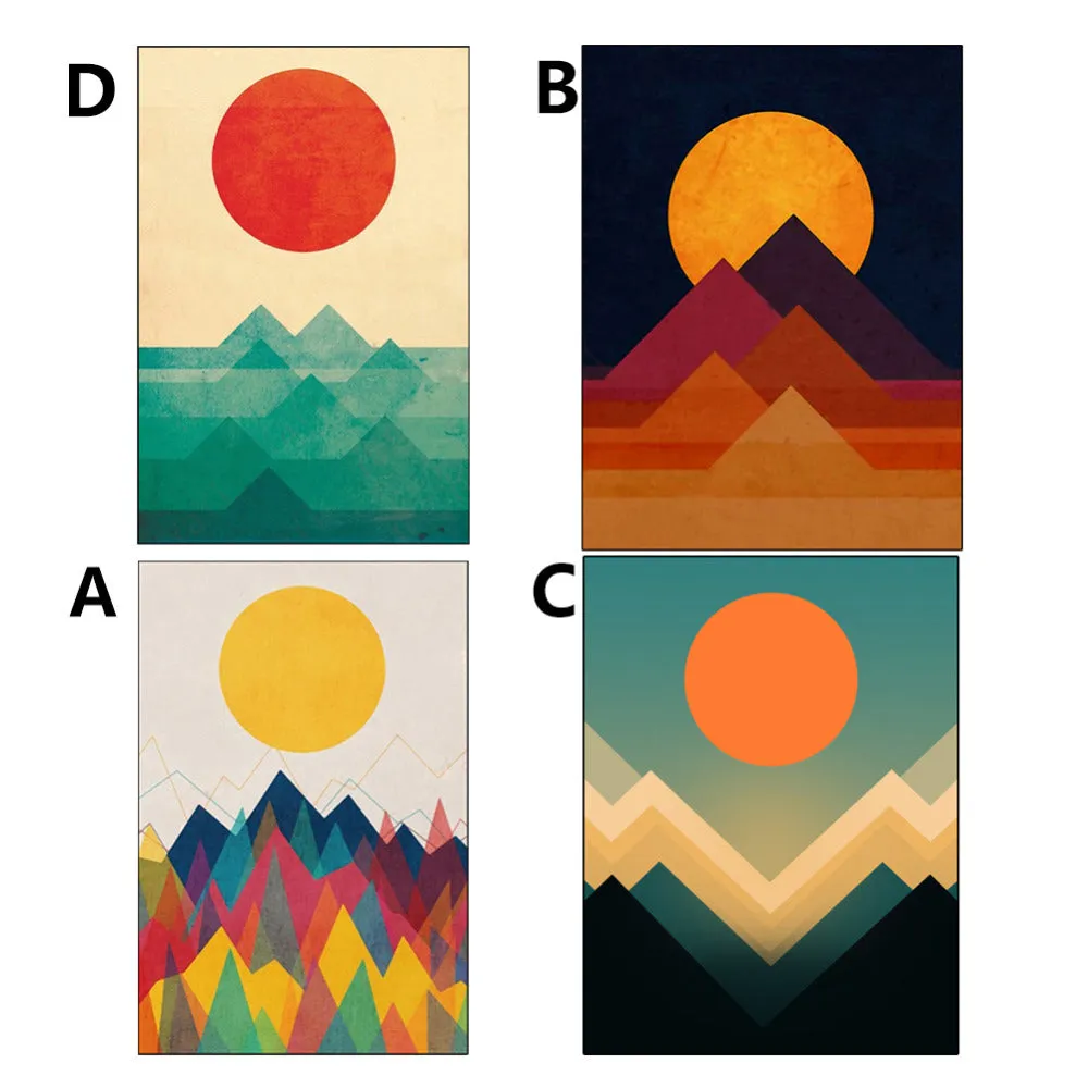 Sun Mountain abstract