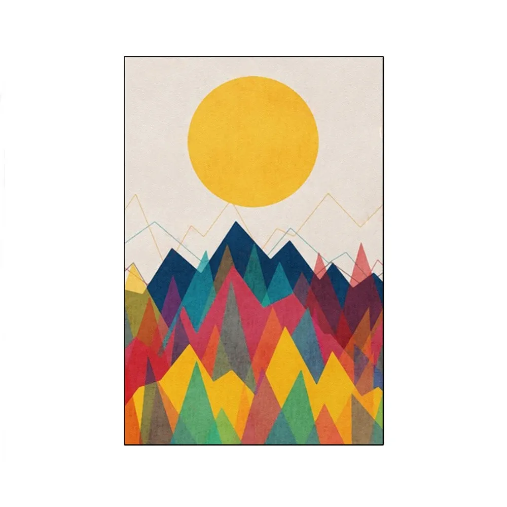 Sun Mountain abstract
