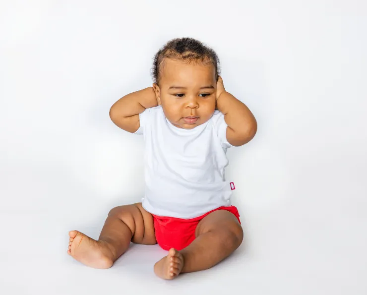 Super-Soft Organic Cotton Baby Rib Short Sleeve Lap Tee| Oatmeal