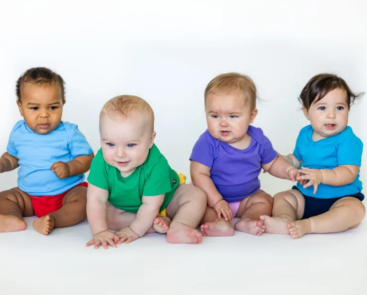 Super-Soft Organic Cotton Baby Rib Short Sleeve Lap Tee| Oatmeal