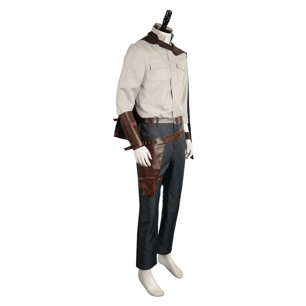 SW Outlaws Jaylen Vrax White Suit Cosplay Costume Outfits Halloween Carnival Suit