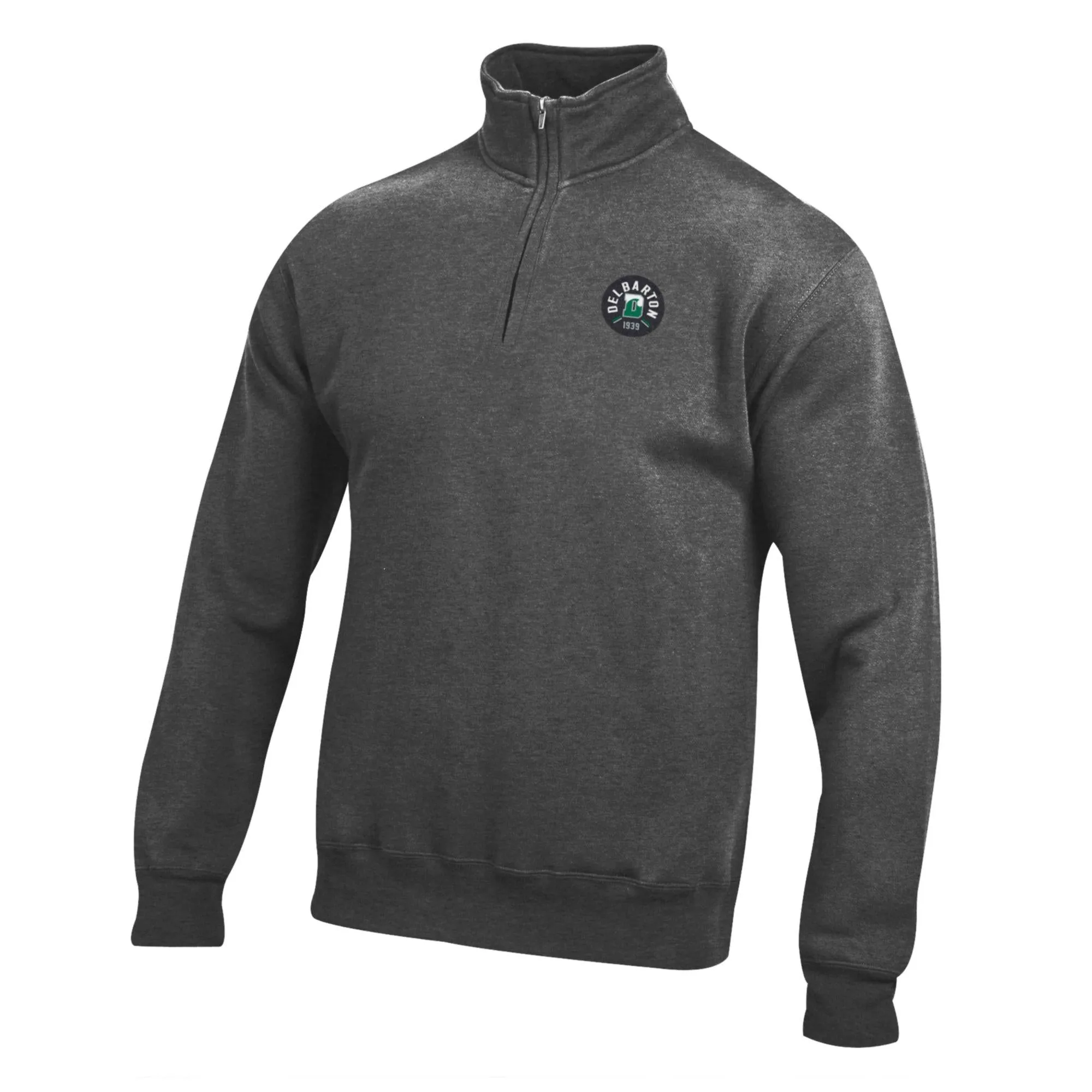 Team Gear Big Cotton 1/4 Zip - Charcoal Heather