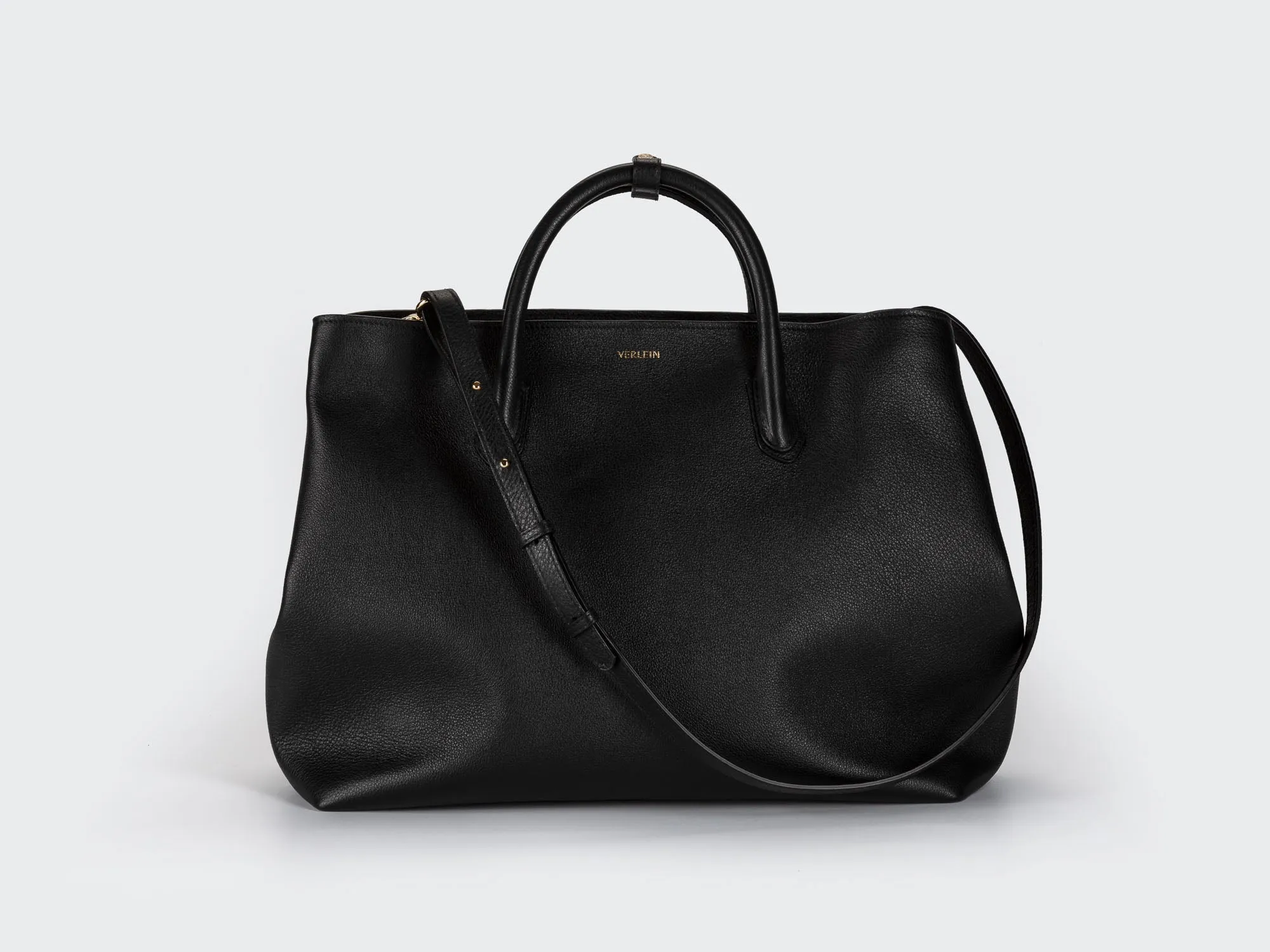 Thalia Handbag, Soft Black / Ash