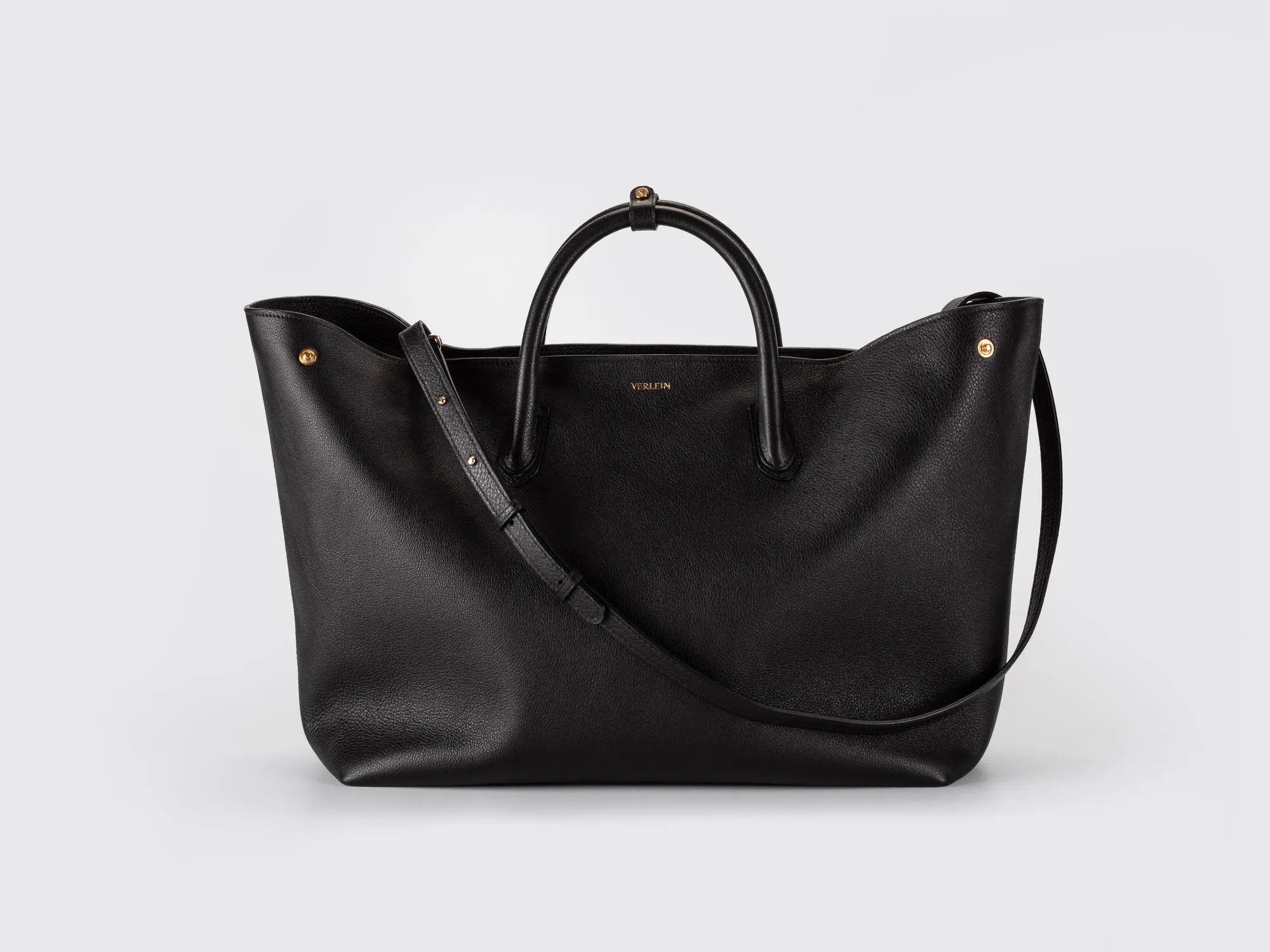 Thalia Handbag, Soft Black / Ash