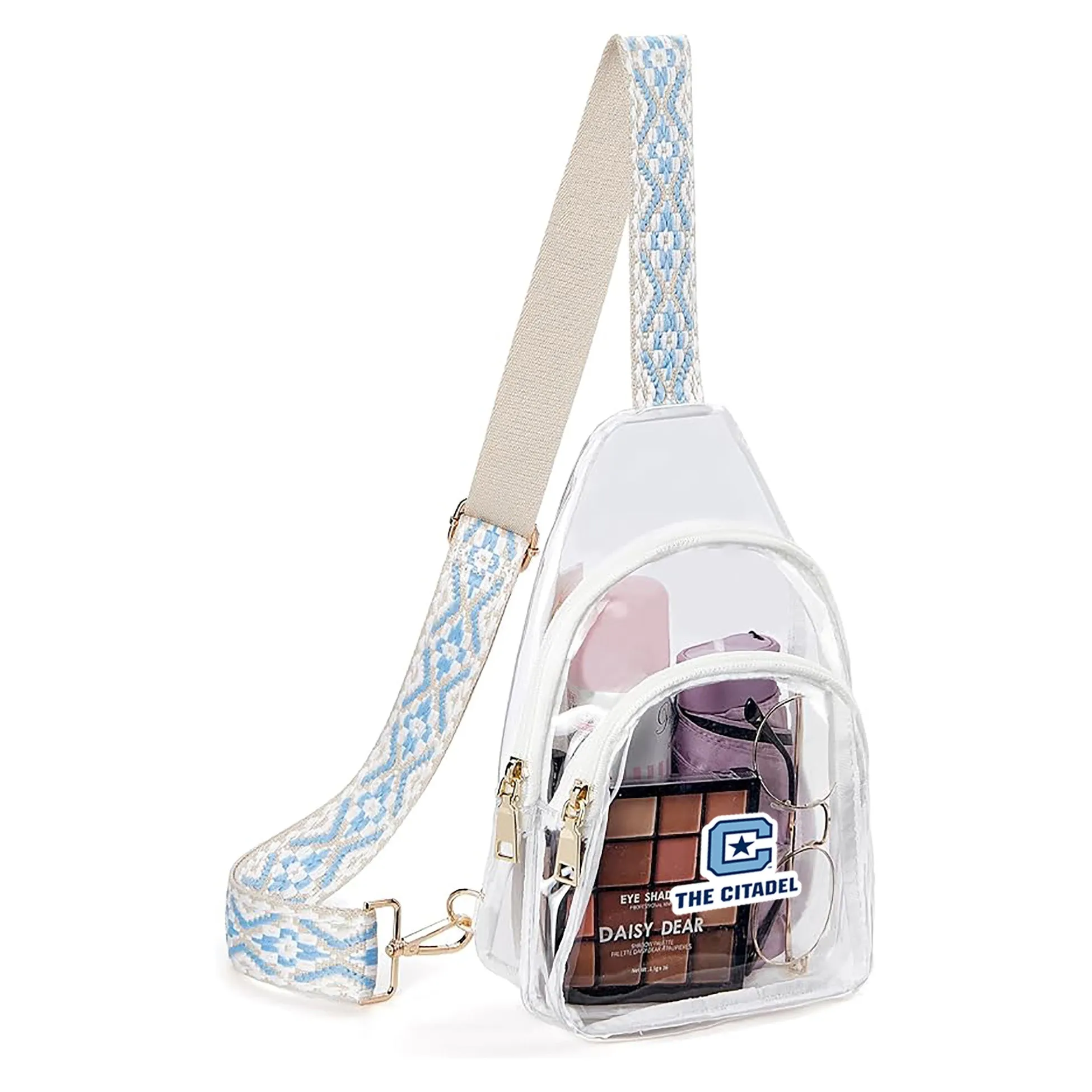 The Citadel, C Star, Clear Fanny Pack, Clear Sling Bag Crossbody Bag