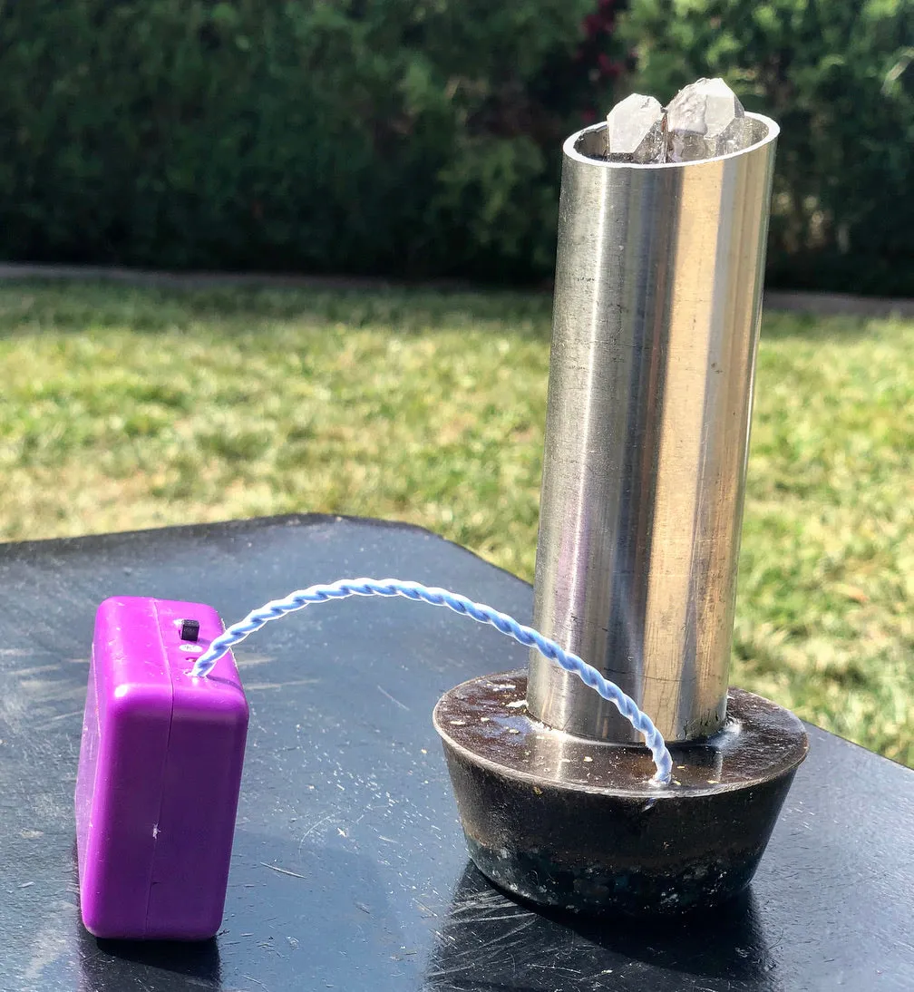 The “Infuser Equalizer” Steel Towerbuster- Multi-functional Radionics Orgone device for 5G protection