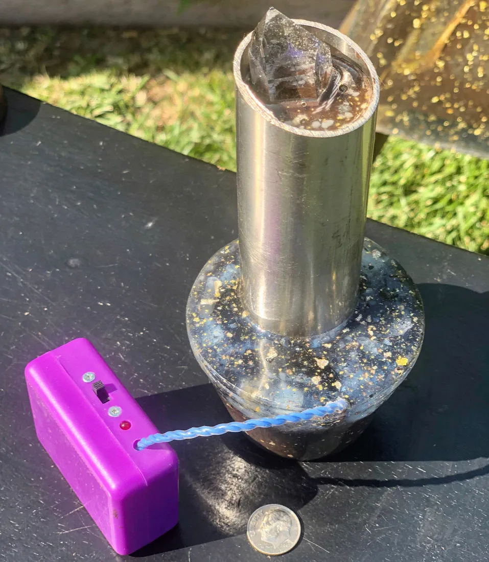 The “Infuser Equalizer” Steel Towerbuster- Multi-functional Radionics Orgone device for 5G protection