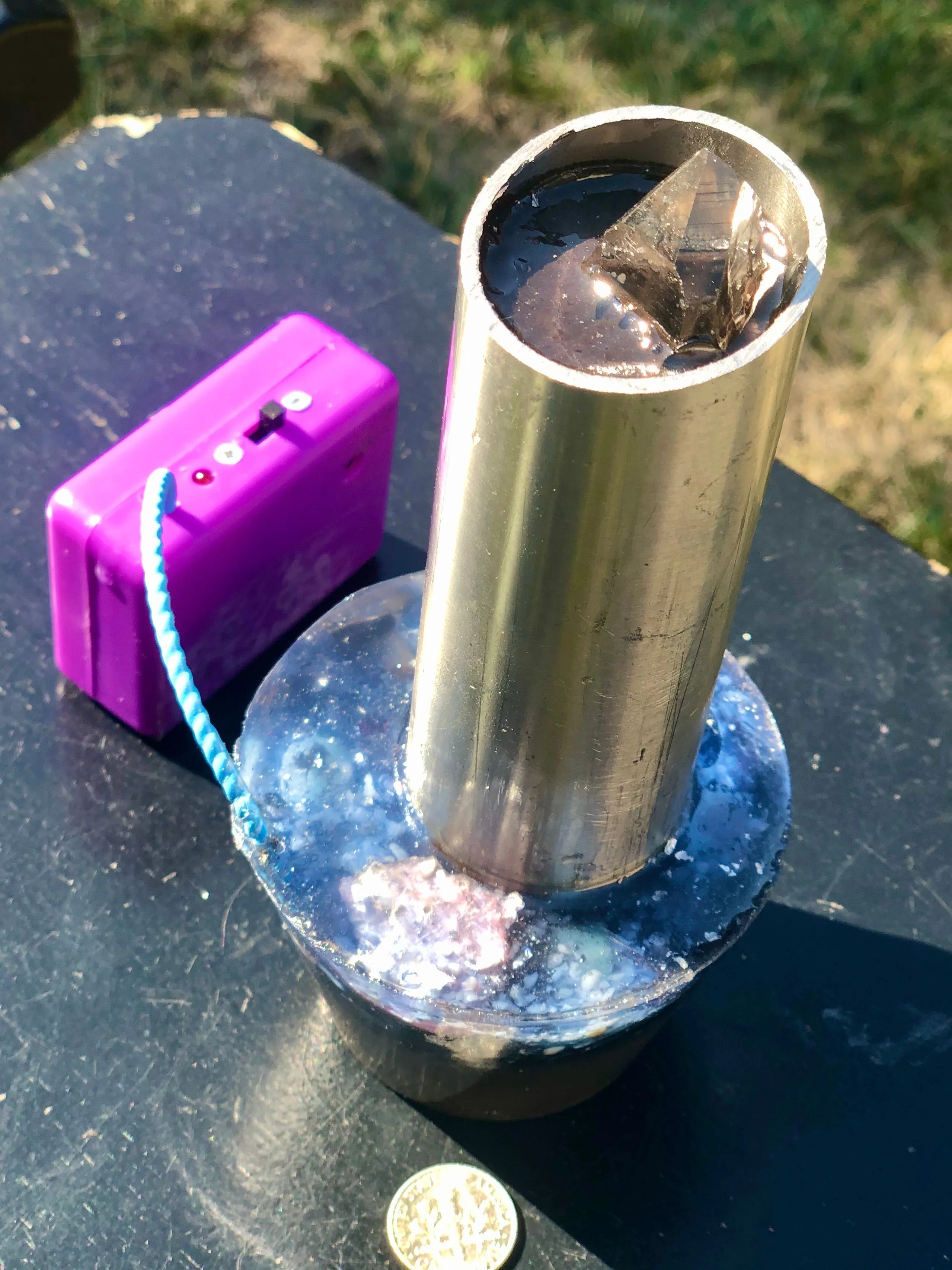 The “Infuser Equalizer” Steel Towerbuster- Multi-functional Radionics Orgone device for 5G protection
