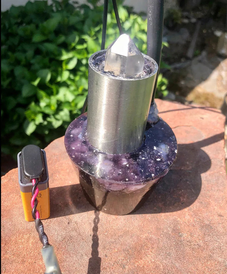 The “Infuser Equalizer” Steel Towerbuster- Multi-functional Radionics Orgone device for 5G protection