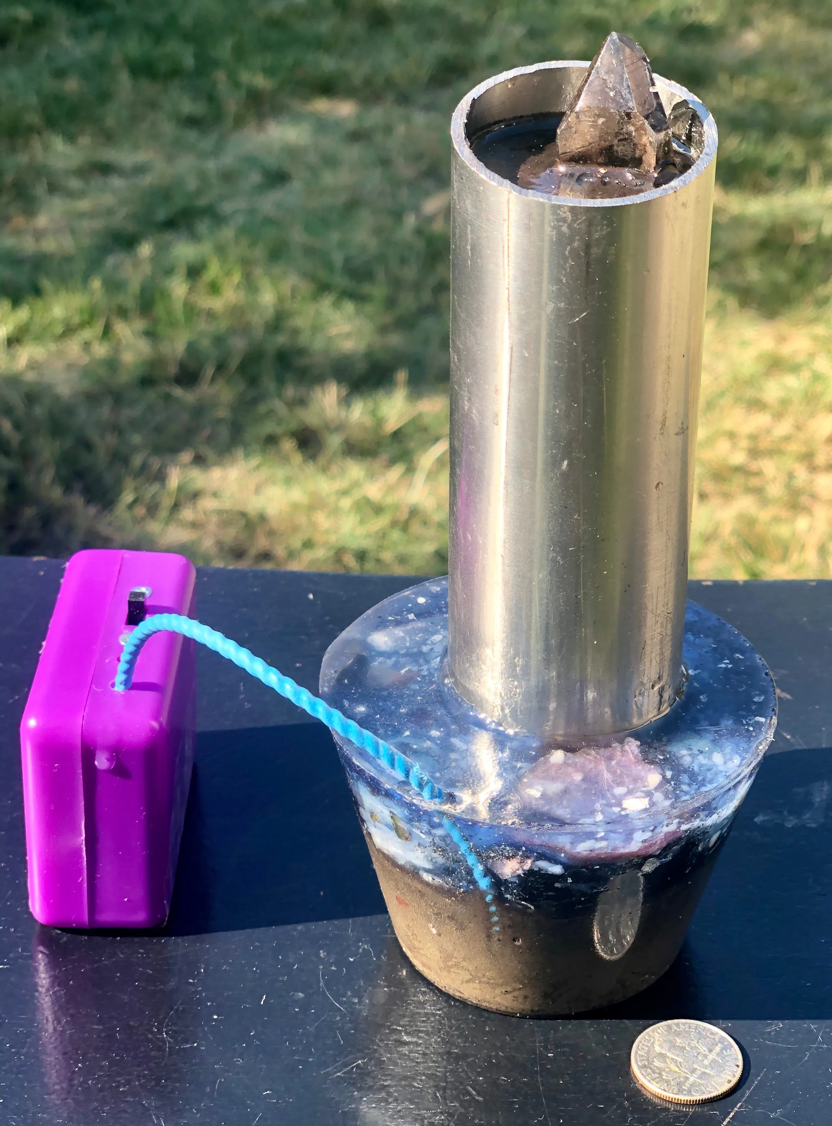 The “Infuser Equalizer” Steel Towerbuster- Multi-functional Radionics Orgone device for 5G protection