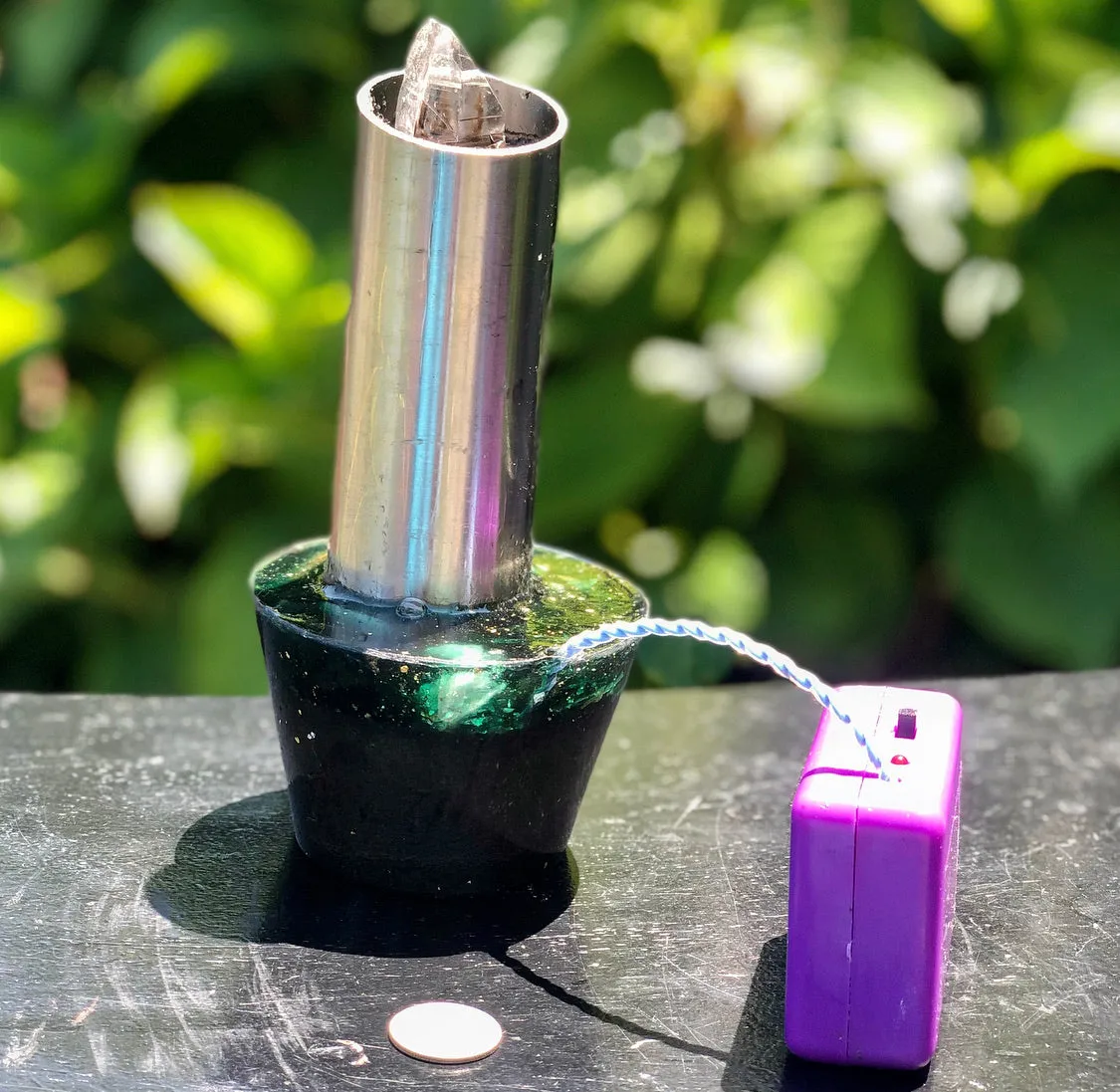 The “Infuser Equalizer” Steel Towerbuster- Multi-functional Radionics Orgone device for 5G protection
