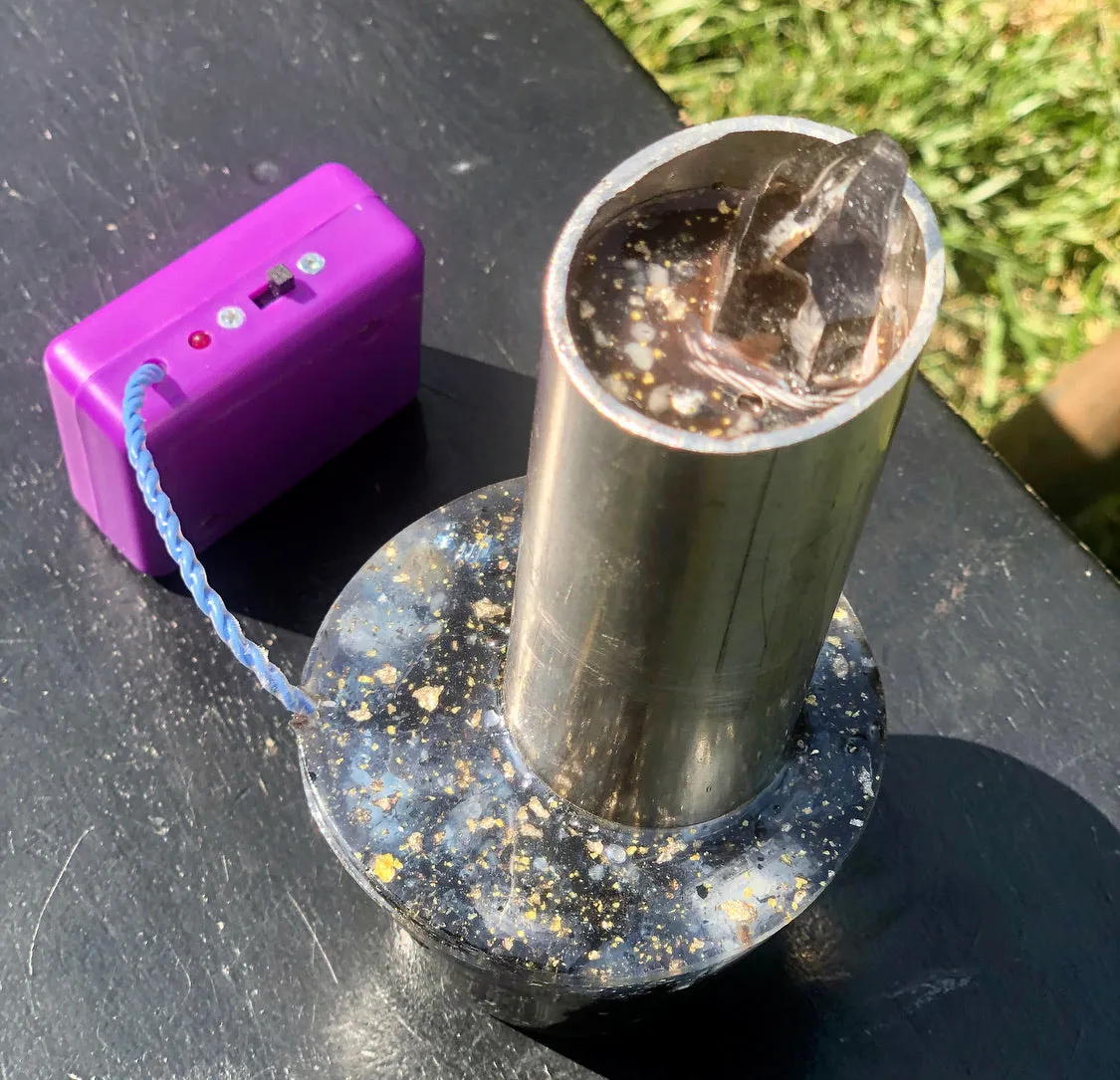 The “Infuser Equalizer” Steel Towerbuster- Multi-functional Radionics Orgone device for 5G protection