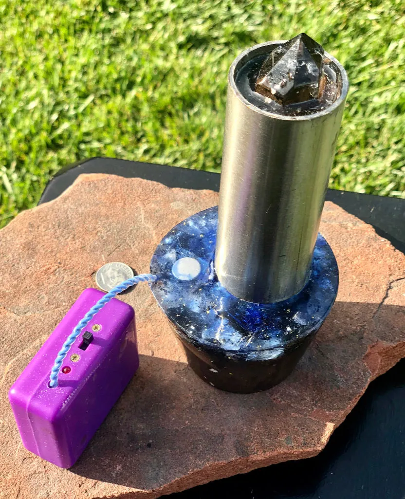 The “Infuser Equalizer” Steel Towerbuster- Multi-functional Radionics Orgone device for 5G protection