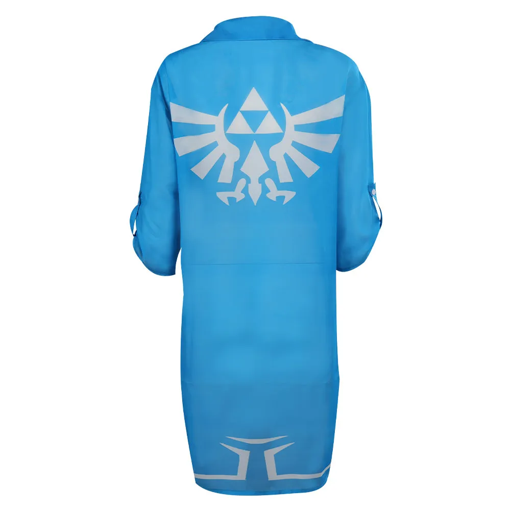 The Legend of Zelda Cosplay Costume Beach Shirt Blouse Swimsuit Kimono Bohemian Floral Print Loose Casual Top  Outfits Halloween Carnival Suit