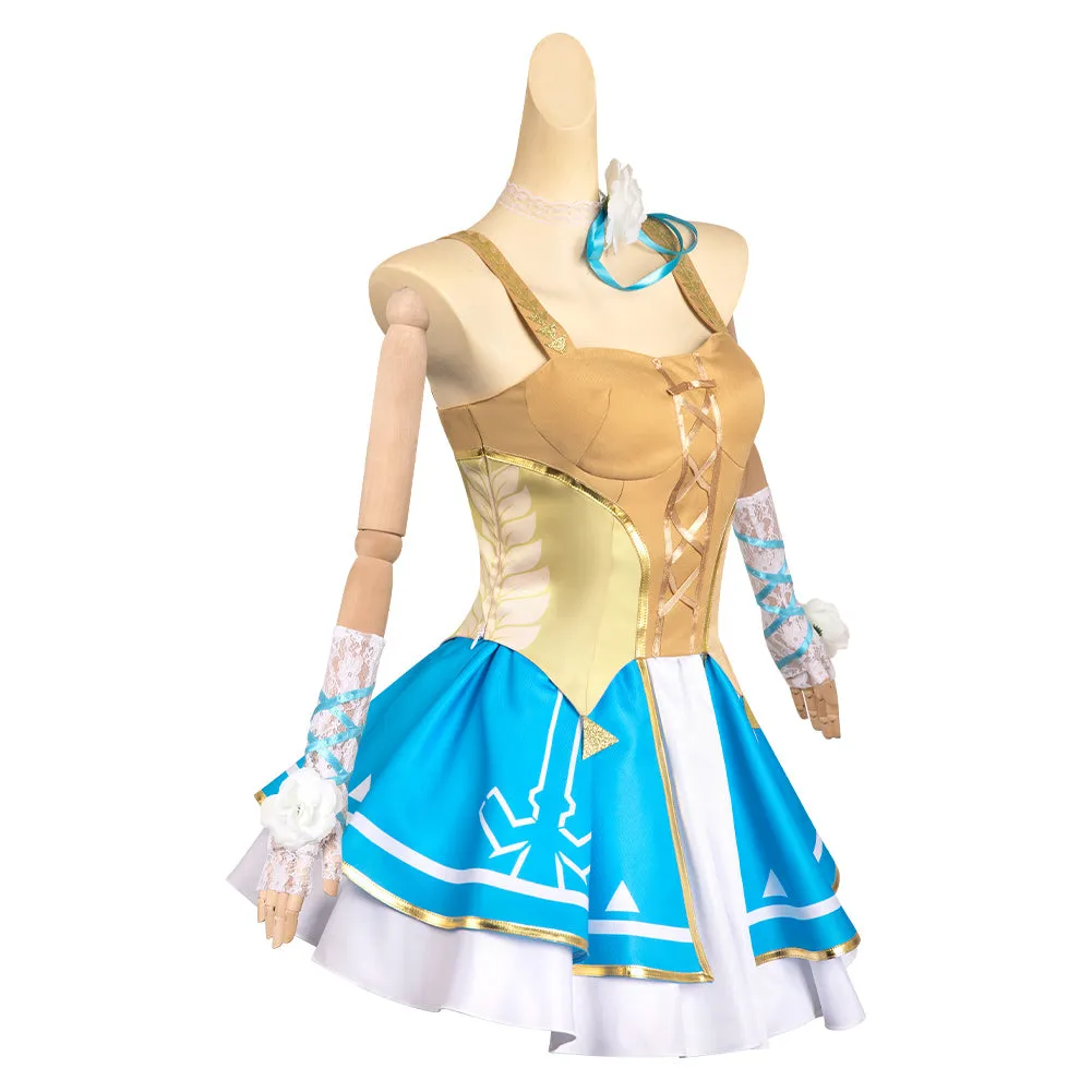 The Legend of Zelda: Tears of the Kingdom Princess Zalda Original Design Outfits Cosplay Costume Halloween Carnival Party Suit