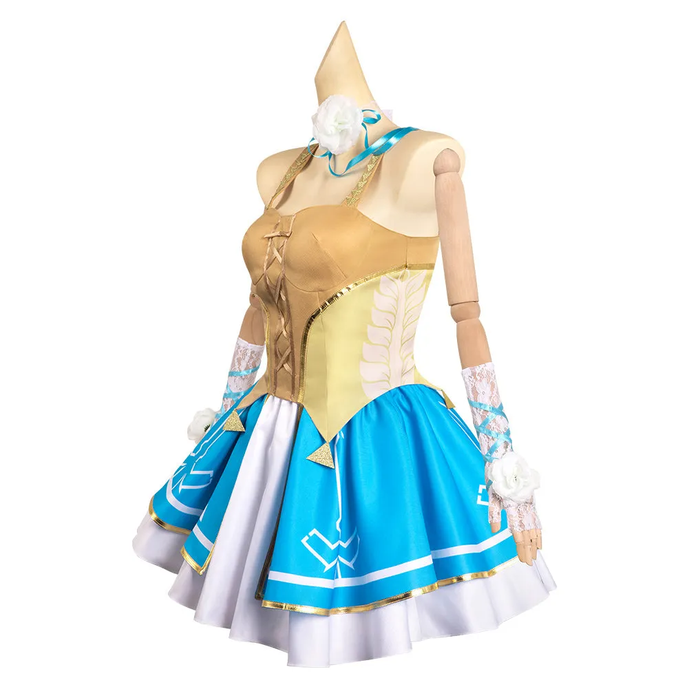 The Legend of Zelda: Tears of the Kingdom Princess Zalda Original Design Outfits Cosplay Costume Halloween Carnival Party Suit