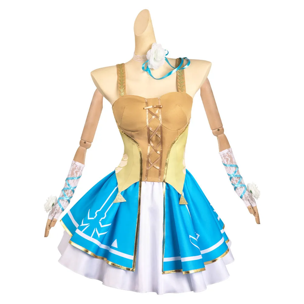 The Legend of Zelda: Tears of the Kingdom Princess Zalda Original Design Outfits Cosplay Costume Halloween Carnival Party Suit