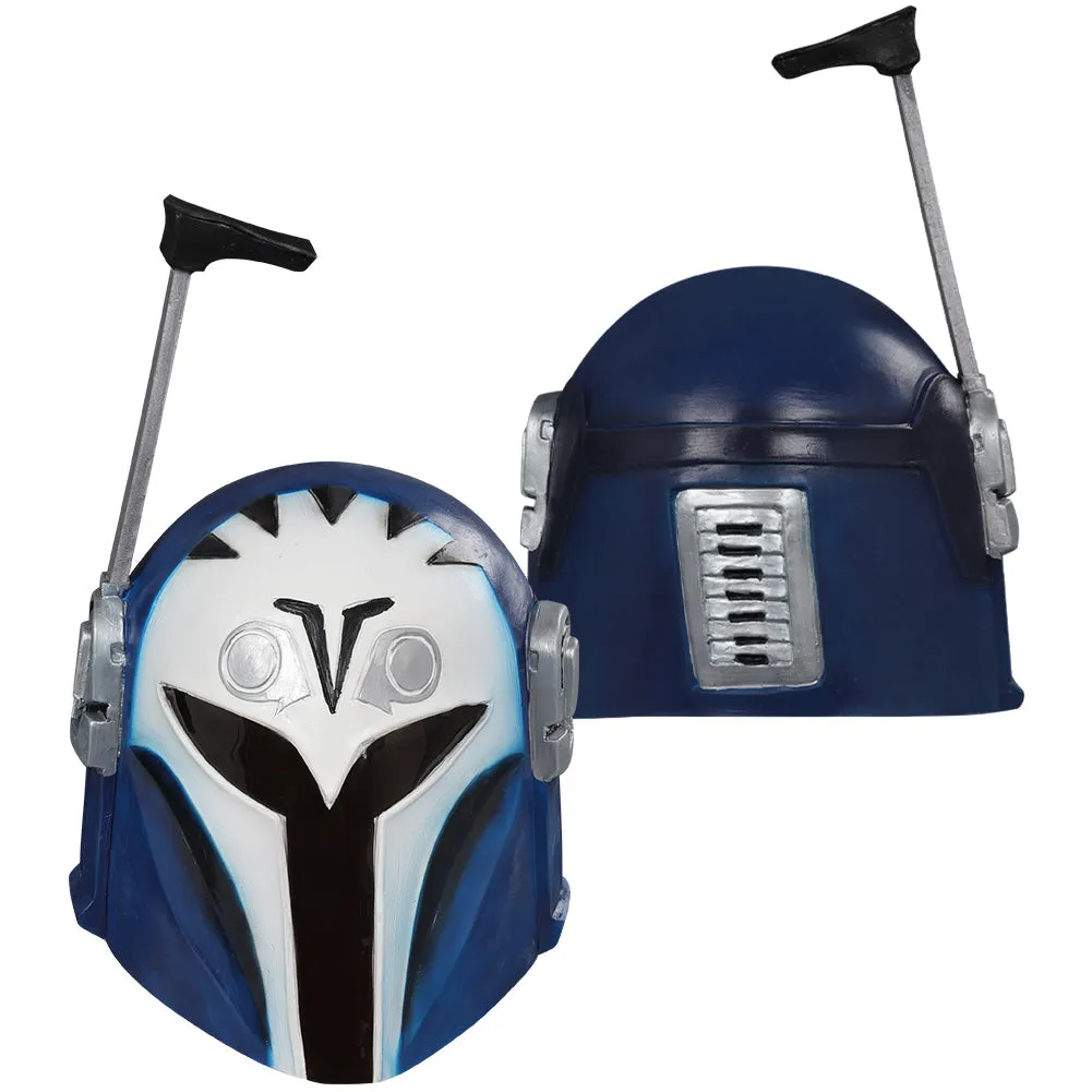The Mando Bo-Katan Kryze Mask Cosplay Latex Masks Helmet Masquerade Halloween Costume Props Latex Mask