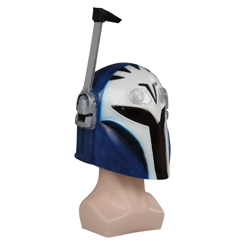 The Mando Bo-Katan Kryze Mask Cosplay Latex Masks Helmet Masquerade Halloween Costume Props Latex Mask