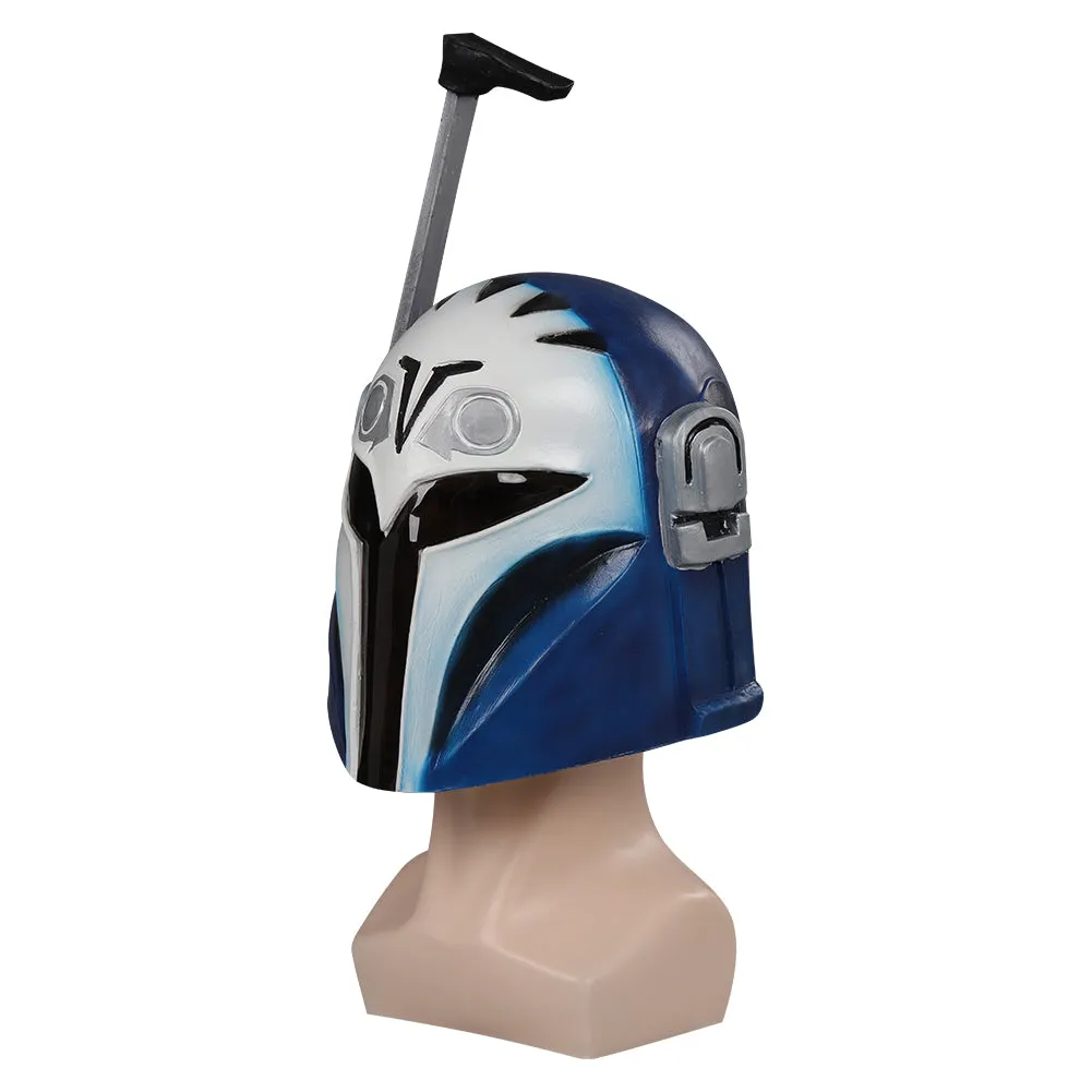 The Mando Bo-Katan Kryze Mask Cosplay Latex Masks Helmet Masquerade Halloween Costume Props Latex Mask