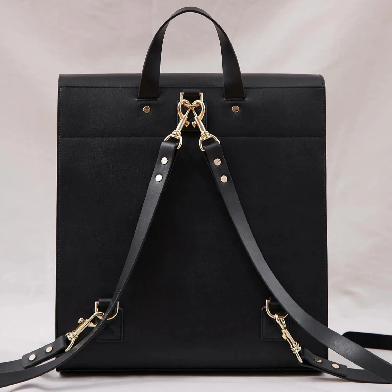 The WEEK/DAY Cactus Leather Vegan Tailored Tote | Black