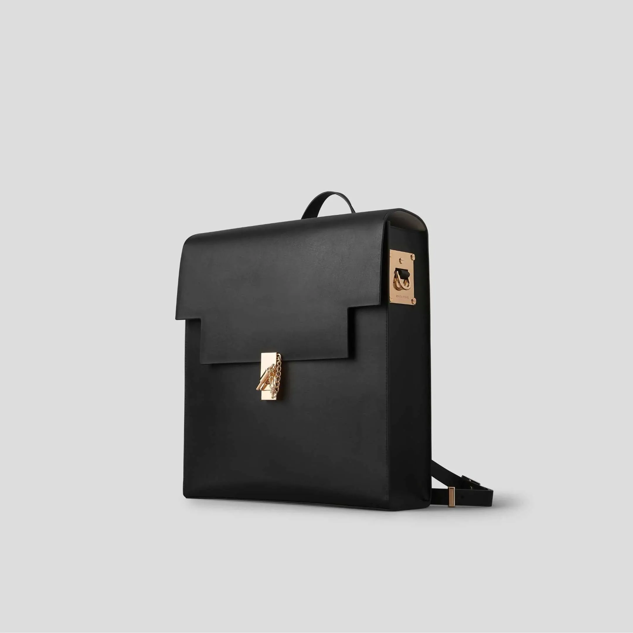 The WEEK/DAY Cactus Leather Vegan Tailored Tote | Black