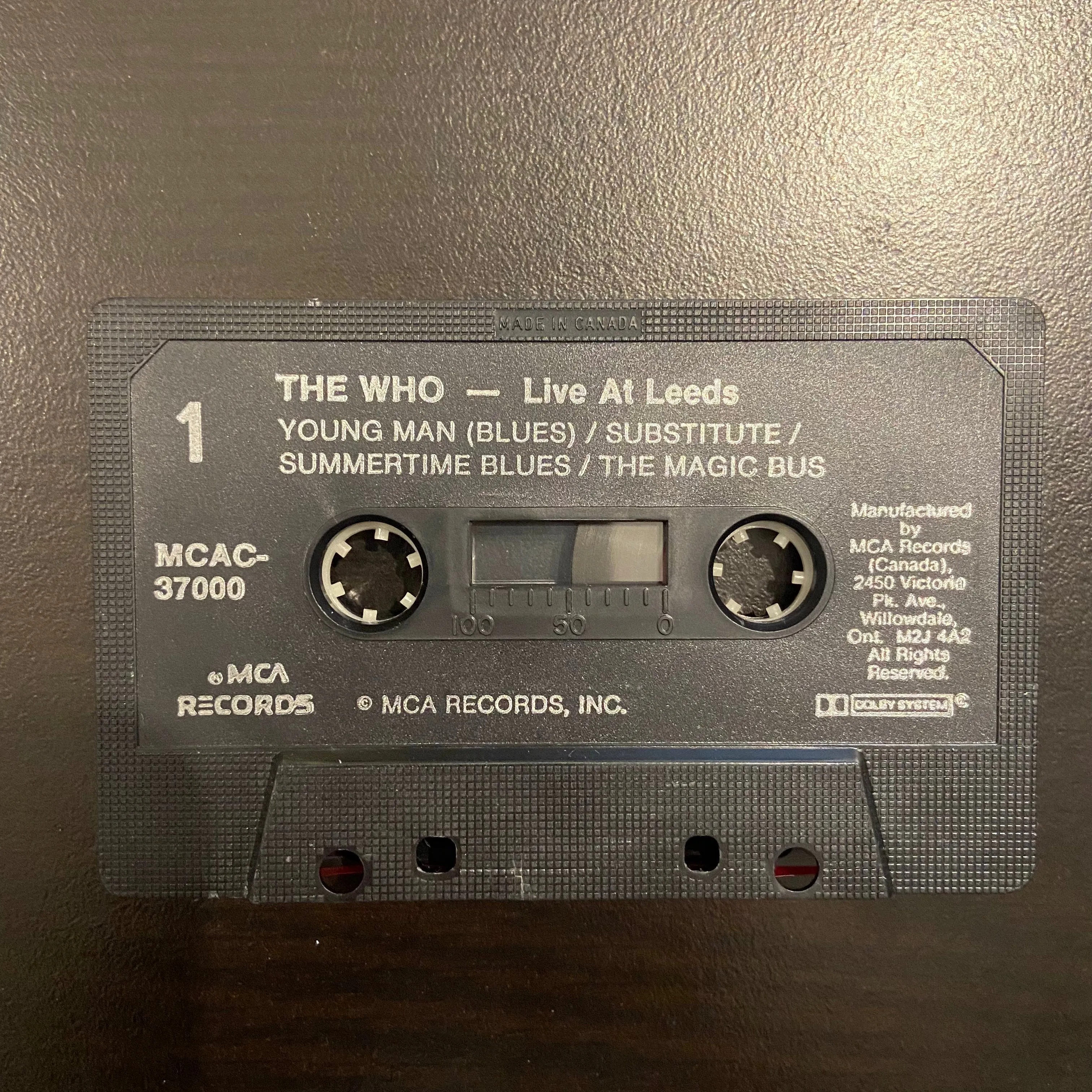 The Who: Live At Leeds (Cassette)