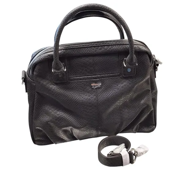 Thirty-one NWOT Jewell Grey Print Satchel Bag