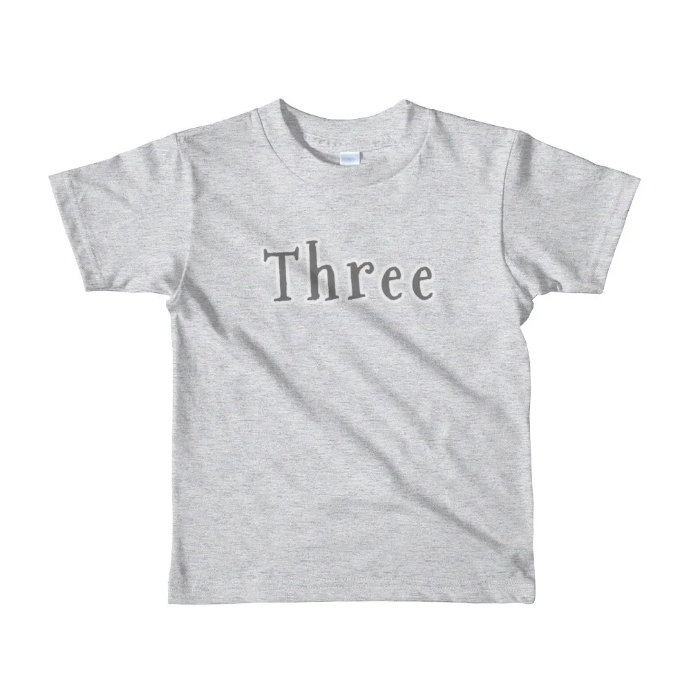 Three years old...