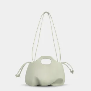 Túi xách Flower M (Medium) 2 DÂY màu Trắng kem