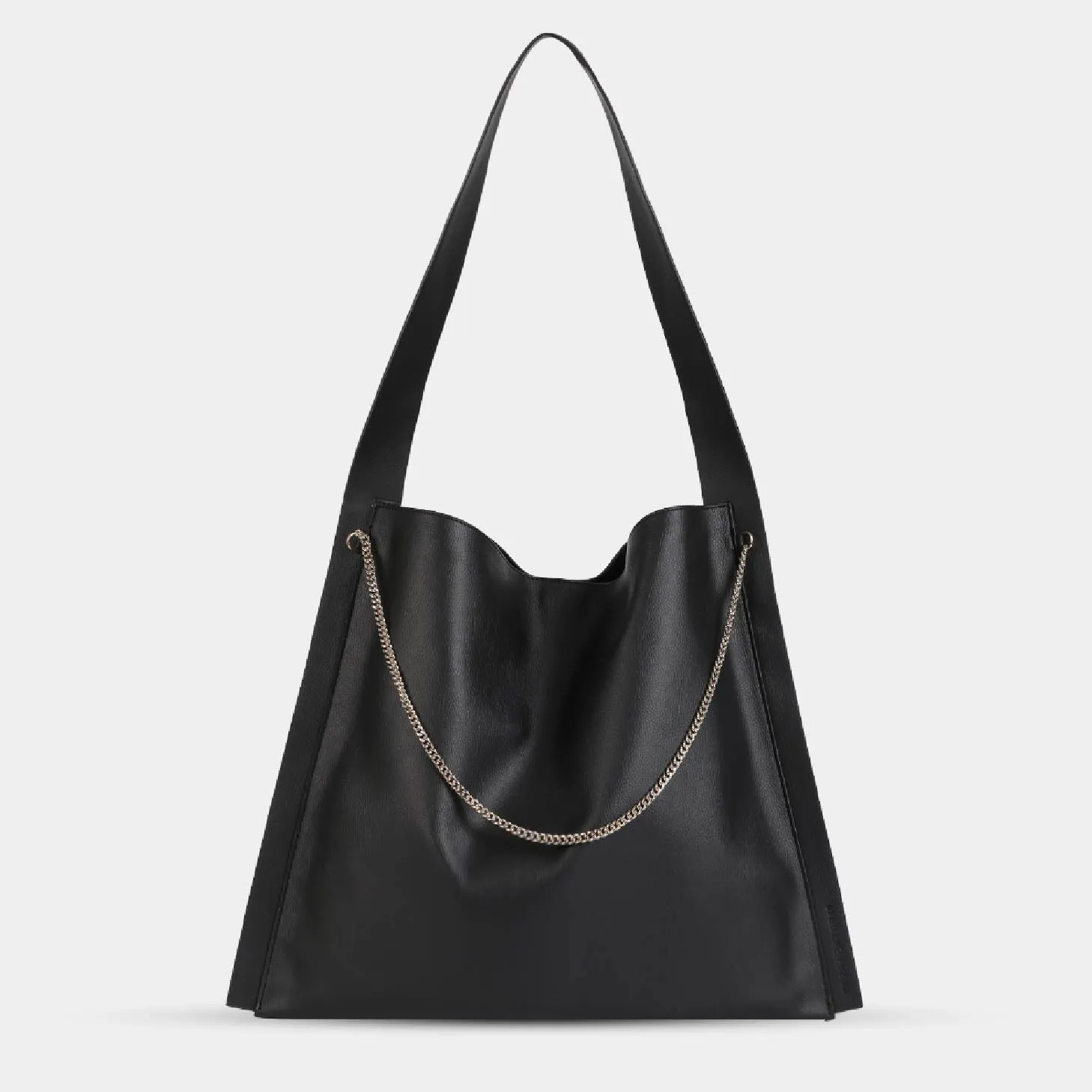 Túi xách PAPER TOTE màu đen dây đen